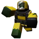 Hazmat enemy from Tower Defense Simulator