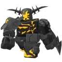 Molten Titan enemy from Tower Defense Simulator