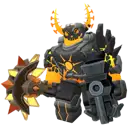 Molten Warlord enemy from Tower Defense Simulator