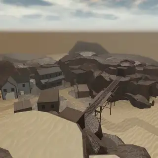 Badlands map thumbnail from Tower Defense Simulator