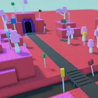 Classic Candy Cane Lane map thumbnail from Tower Defense Simulator
