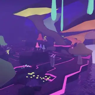 Fungi Island map thumbnail from Tower Defense Simulator
