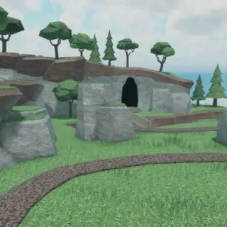 Grass Isle map thumbnail from Tower Defense Simulator