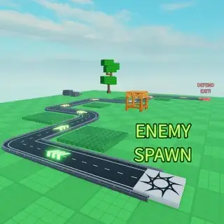 Tutorial map thumbnail from Tower Defense Simulator