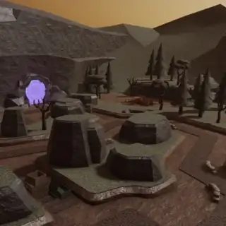 Wrecked Battlefield map thumbnail from Tower Defense Simulator