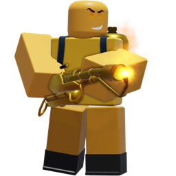 Golden Pyromancer tower icon from Tower Defense Simulator