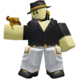 Golden Crook Boss tower icon from Tower Defense Simulator