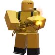 Golden Pyromancer tower icon from Tower Defense Simulator