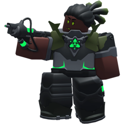 Toxic Gunner tower icon from Tower Defense Simulator